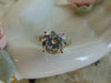 14Kt White Gold Moissanite Ring: 4.65 ct Solitaire, Size 7.5