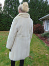 Vintage Pearl Mink Fur Coat: Ladies Resort Wedding Coat