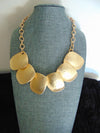 Vintage KJL Gold-Tone Necklace & Earring Set - Runway Designer Jewelry