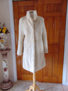 Vintage Pearl Mink Fur Coat: Ladies Resort Wedding Coat