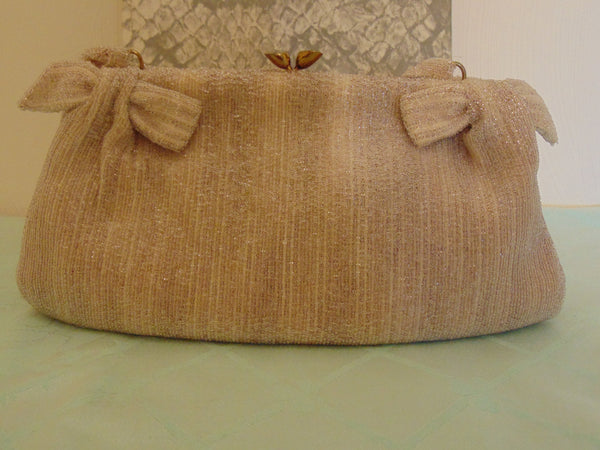 Vintage Beaded Evening Purse: Handmade Belgium Handbag, Saks Fifth Avenue