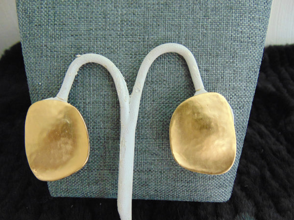 Vintage KJL Gold-Tone Necklace & Earring Set - Runway Designer Jewelry