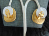 Vintage KJL Gold-Tone Necklace & Earring Set - Runway Designer Jewelry