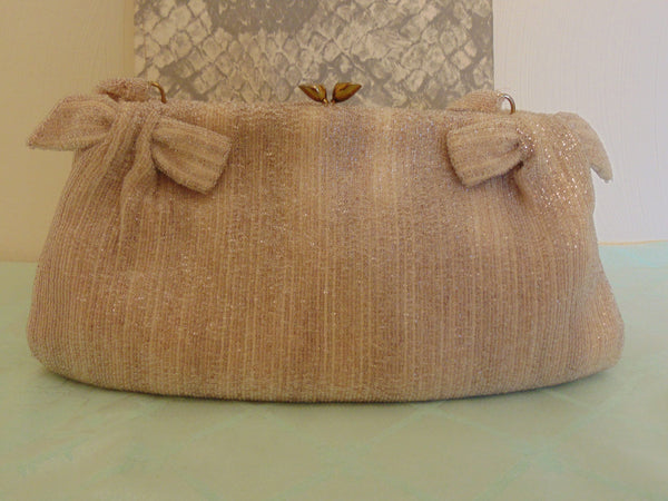 Vintage Beaded Evening Purse: Handmade Belgium Handbag, Saks Fifth Avenue