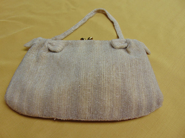 Vintage Beaded Evening Purse: Handmade Belgium Handbag, Saks Fifth Avenue