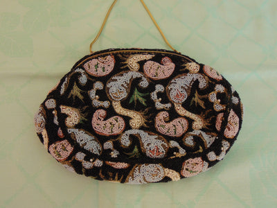Vintage Beaded Handbag: French Opera Purse, Delill Style