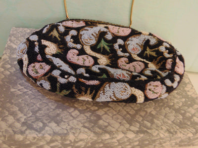 Vintage Beaded Handbag: French Opera Purse, Delill Style
