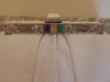 Vintage Judith Leiber Clutch: Jeweled Clasp, White Karung Leather