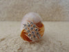 14K Yellow Gold Diamond Cluster Ring - 2.02 CTW Estate Ring - Size 8.5