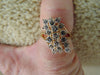 14K Yellow Gold Diamond Cluster Ring - 2.02 CTW Estate Ring - Size 8.5