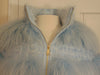 Robin Egg Blue Raccoon Fur Wool Jacket: Spring Shrug