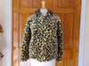 Vintage Faux Fur Leopard Print Jacket - Size Large