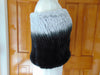 Neiman Marcus Ombre Rabbit Fur Tube Top - One Size