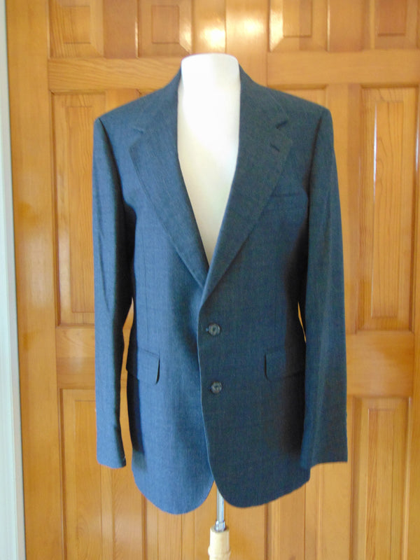 Vintage Evan Piccone Wool Sport Coat - Men's 70s Business Jacket