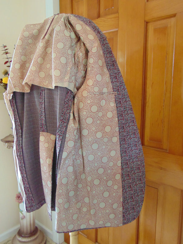 Vintage 70s Men's Sport Coat: Mid Century Modern Jacket