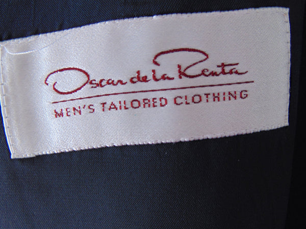 Vintage Oscar de la Renta Double-Breasted Sport Coat - 70s Men's Jacket