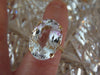 Estate 18k Gold White Topaz Ring - 25 ct Gemstone