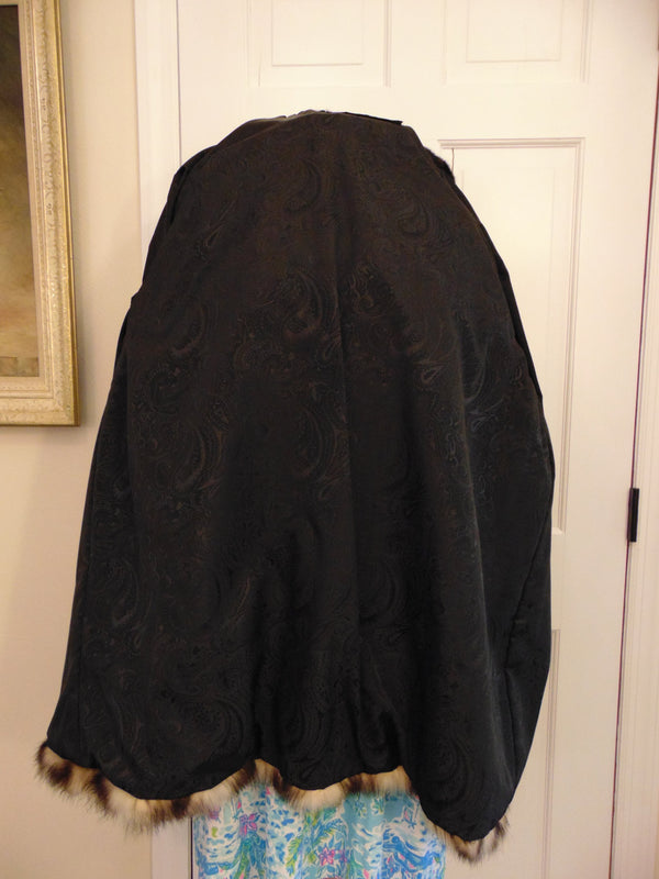 Vintage Fitch Fur Stroller Coat with Mink Trim - Rosendorf/Evans