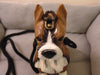Vintage Timmy Woods Boxer Dog Purse: Hand Carved Wooden Bag