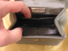 Vintage Judith Leiber Silver Satin Clutch: Wedding Purse