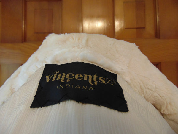 Ivory Sheared Beaver Fur Jacket - Ladies Estate Coat