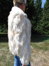 Ivory Sheared Beaver Fur Jacket - Ladies Estate Coat