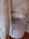 Ivory Sheared Beaver Fur Jacket - Ladies Estate Coat