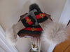 Fur Tasseled Ski Cap and Gloves Set - Girls Winter Gift