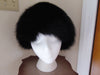 Vintage Black Fox Fur Hat: Elegant Glamour
