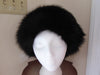 Vintage Black Fox Fur Hat: Elegant Glamour