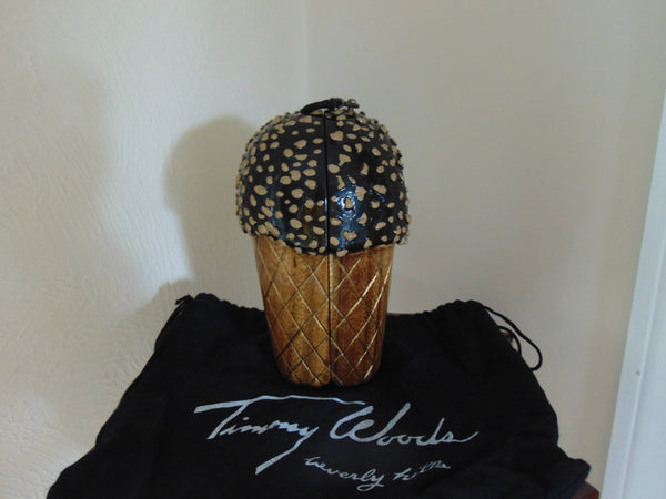 Timmy Woods Ice Cream Cone Purse: Hand Carved Acacia Wood, Retired Design