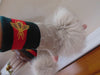 Fur Tasseled Ski Cap and Gloves Set - Girls Winter Gift