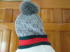Fur Tasseled Ski Cap and Gloves Set - Girls Winter Gift