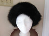 Vintage Black Fox Fur Hat: Elegant Glamour