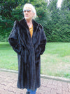 Blackglama Mink Fur Coat: Preloved Full Length Ranch Mink