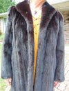 Blackglama Mink Fur Coat: Preloved Full Length Ranch Mink