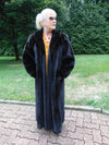 Vintage Long Black Mink Fur Coat - Cosmo Furs