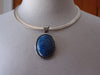 925 Sterling Silver Jasper Pendant Necklace - Western Rodeo Style