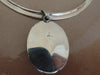 925 Sterling Silver Jasper Pendant Necklace - Western Rodeo Style