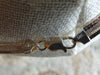 Sterling Silver Serpentine Jasper Pendant Necklace - Italy 925 Omega Chain