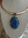 925 Sterling Silver Jasper Pendant Necklace - Western Rodeo Style
