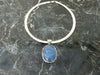925 Sterling Silver Jasper Pendant Necklace - Western Rodeo Style