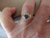 14KT Gold CZ Ring: Round Solitaire, Size 5 3/4