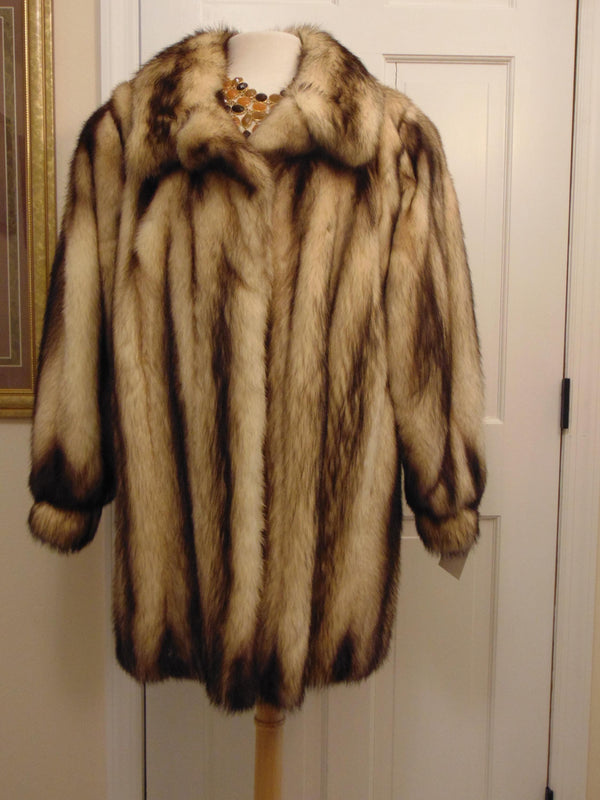 Vintage Fitch Fur Jacket: Ballerina Sleeves, Hornes Department Store