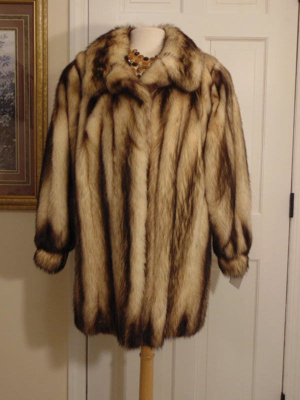 Vintage Fitch Fur Jacket: Ballerina Sleeves, Hornes Department Store