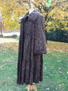 Vintage Brown Persian Lamb Full Length Fur Coat - Jones Furs