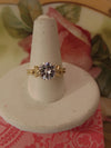 14KT Gold CZ Ring: Round Solitaire, Size 5 3/4