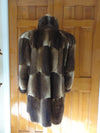 Vintage Muskrat Fur Stroller Coat - A. Herman Monogrammed Lining