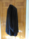 Vintage Black Mink Fur Opera Coat - Ballerina Cuff
