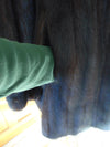 Vintage Black Mink Fur Opera Coat - Ballerina Cuff